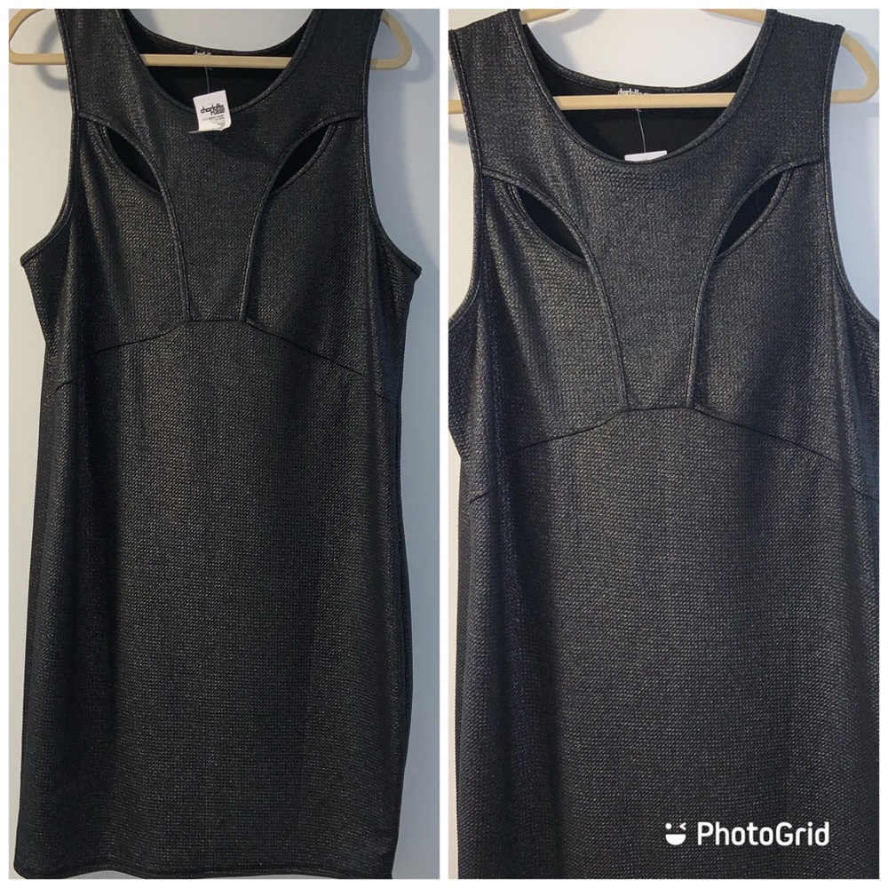 Plus shimmery dress